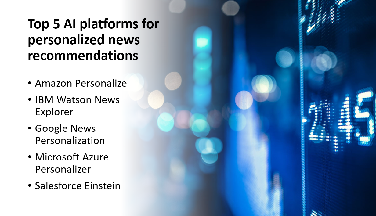 &quot;AI platforms for personalized news recommendations&quot;