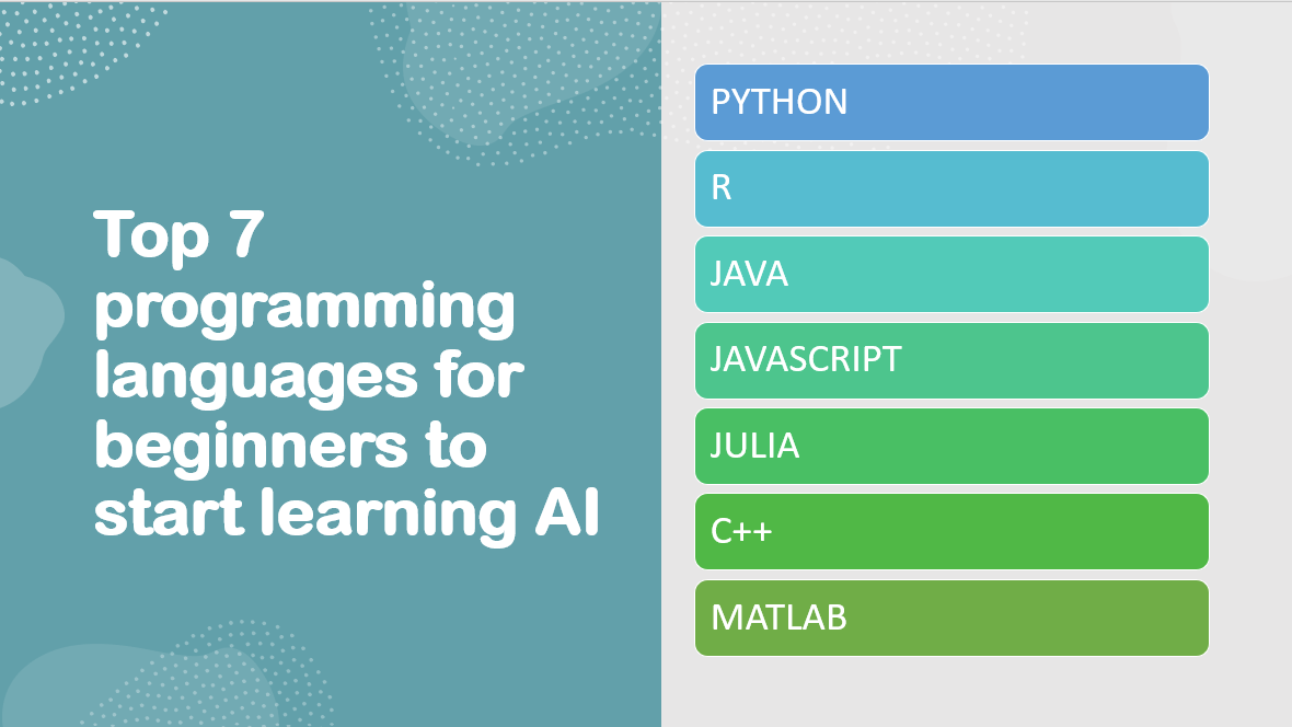 &quot;Top 7 programming languages for learning AI&quot;